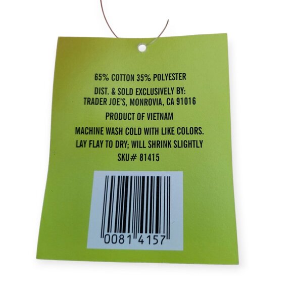 Trader Joe's Purple Halloween Tote Mini Canvas NWT - Picture 3 of 3